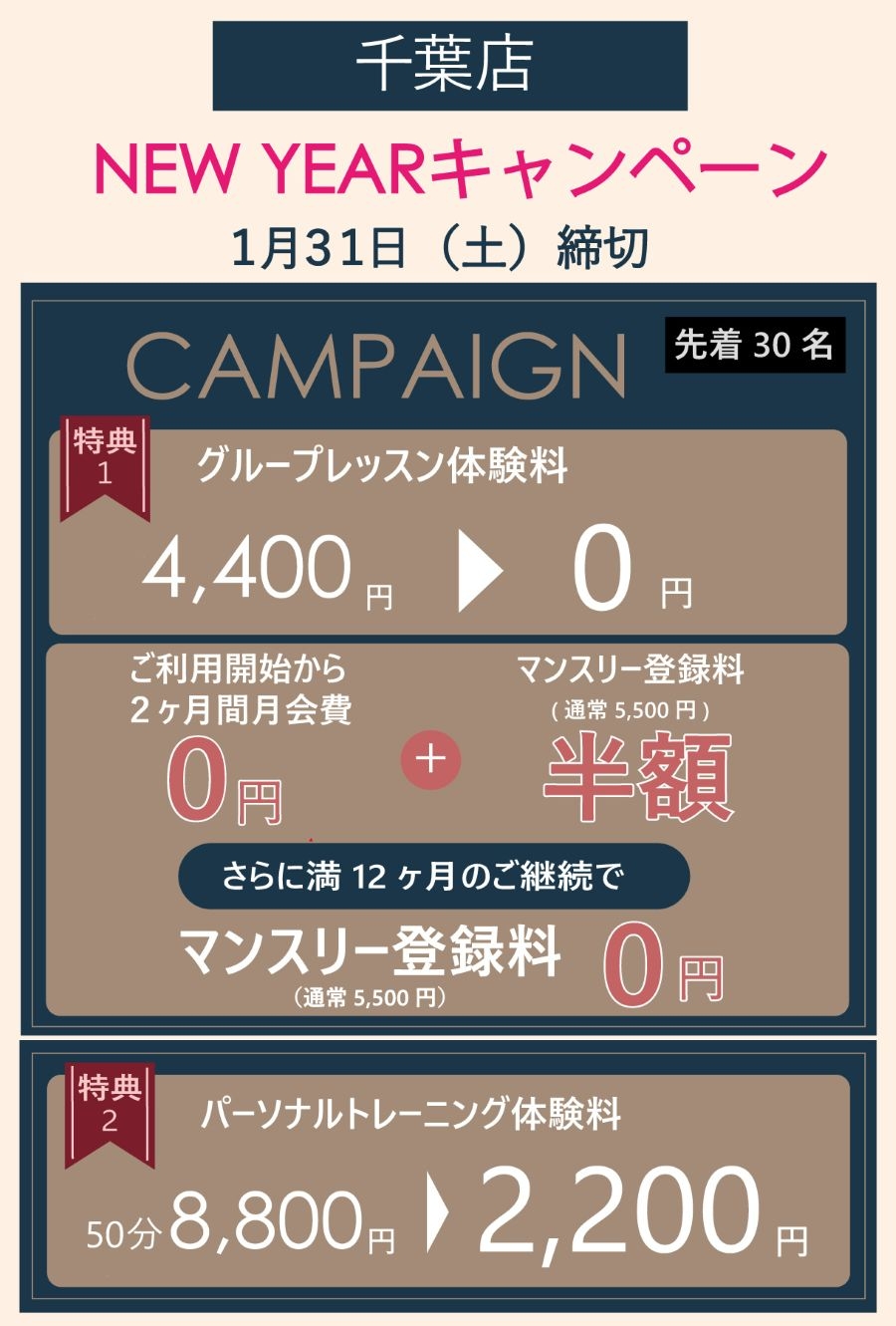 千葉店キャンペーン